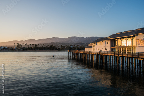Pier on sunset, Santa Barbara, California, USA © Panos