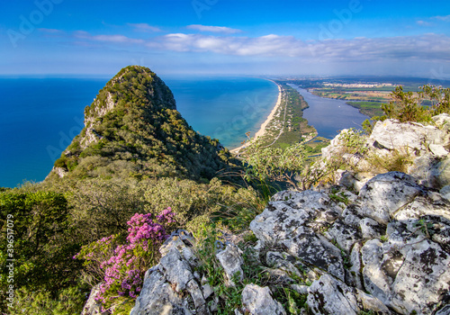 Mount Circeo (Latina, Italy) - The famous mountain on the Tirreno sea, in the province of Latina, very popular with hikers for its beautiful landscapes. photo