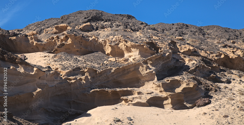 Gran Canaria, landscapes along the path to Punta de las Arenas cape on the western part of the island, also called Playa de Artenara
