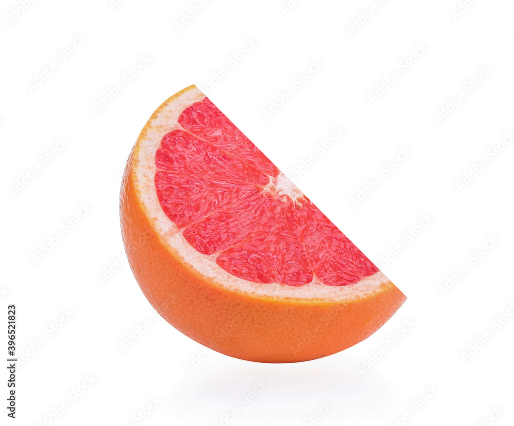 Orange slice isolated on white background Orange slice isolated on white background