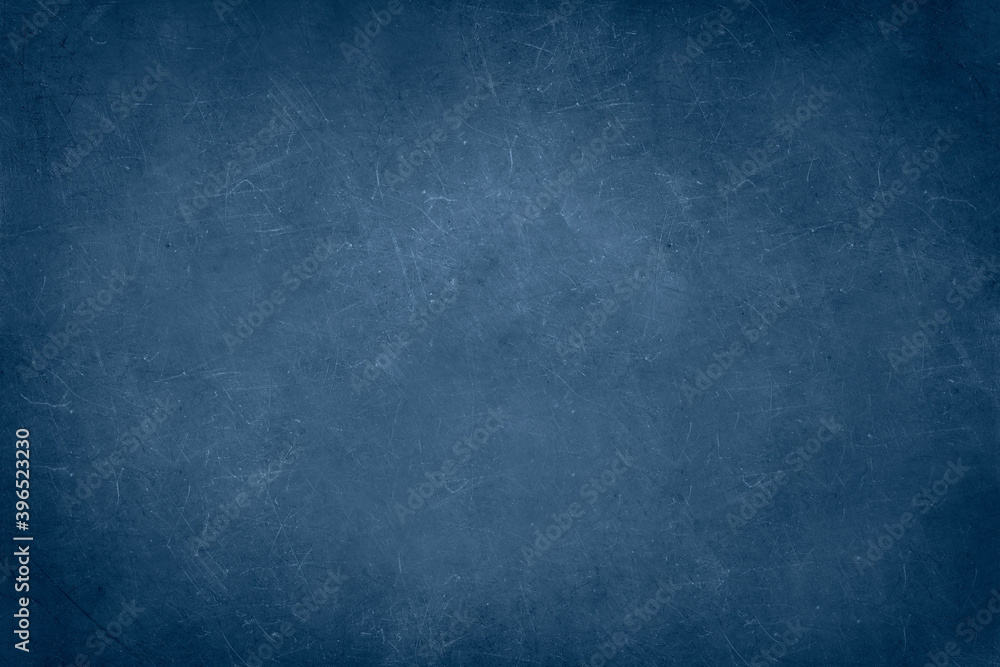 Blue concrete wall with scratches Blue concrete wall with scratches
