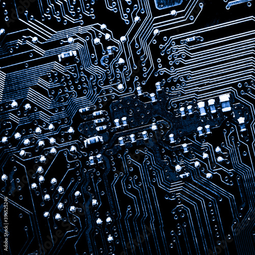 Abstract,close up of Mainboard Electronic background.
(logic board,cpu motherboard,circuit,system board,mobo) photo