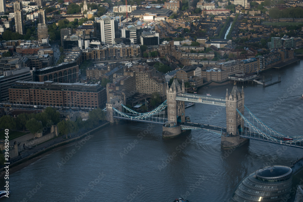 Castle Bridge London Sky view