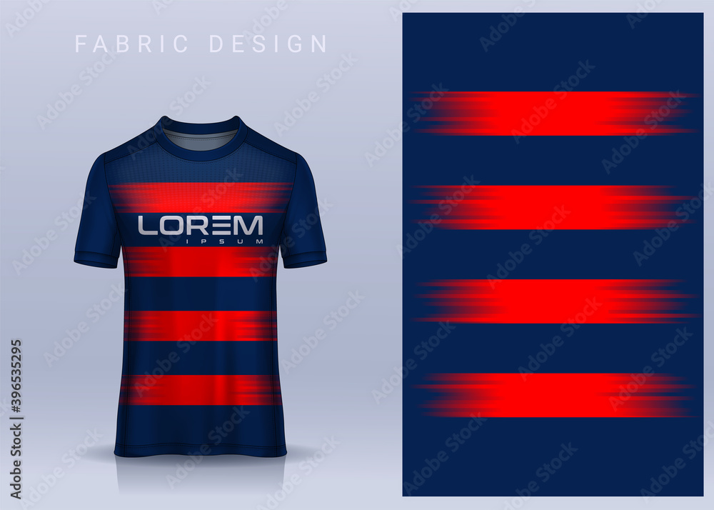 Fabric textile for Sport t-shirt ,Soccer jersey mockup for football club. uniform front view. Fabric textile for Sport t-shirt ,Soccer jersey mockup for football club. uniform front view.
