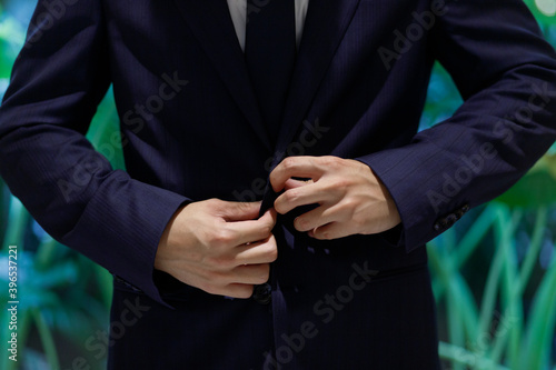Midsection of a young businessman wearing formal wear, ready for meeting clients.