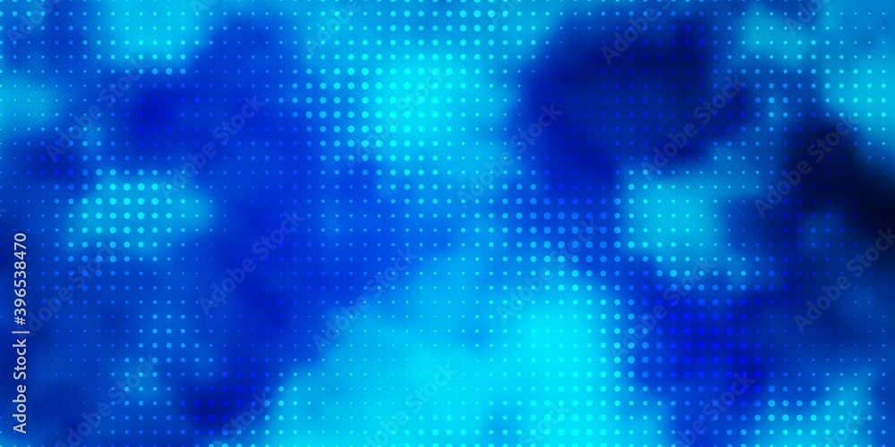 Light BLUE vector background with bubbles. Light BLUE vector background with bubbles.
