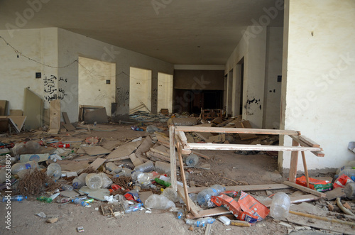 Abandoned houses. Sharm El Sheikh, Egypt 