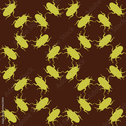 Seamless pattern with Weevi...