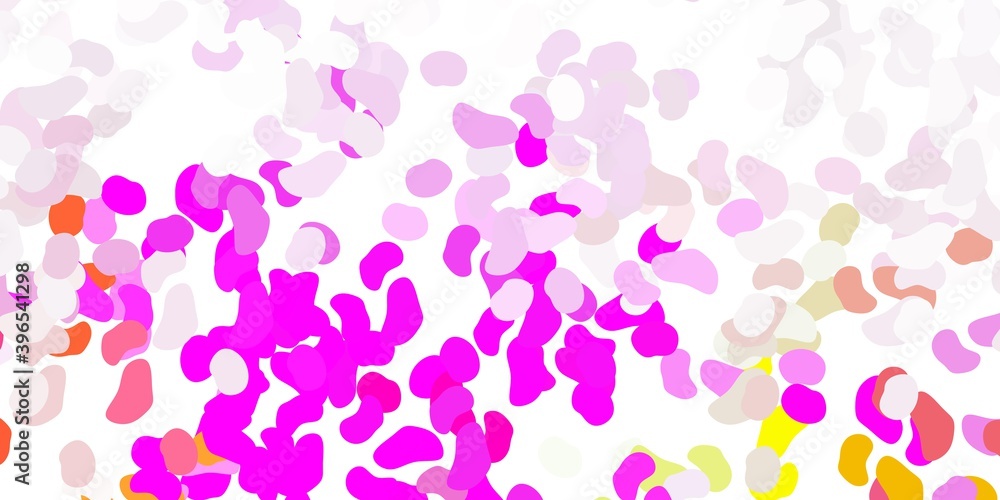 Light pink, green vector pattern with abstract shapes. Light pink, green vector pattern with abstract shapes.