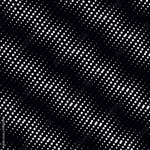 Vector seamless pattern. Stylish texture with wavy lines from different circles. Geometric lattice pattern.