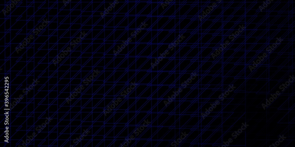 Dark BLUE vector template with lines. Dark BLUE vector template with lines.