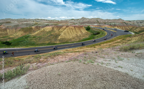 Badlands National Park, road to Sturgis