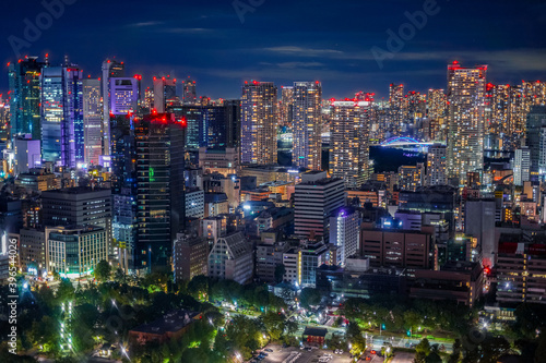 東京タワーから見える東京夜景 © kanzilyou