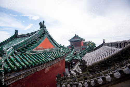 Street view local visitor and tourist Wudang shan Mountains. © Nhan