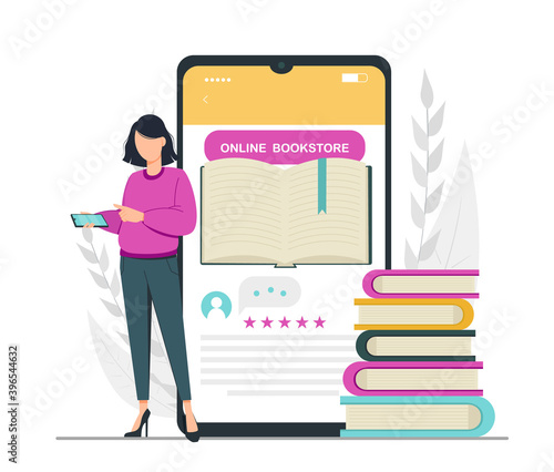 Book lover, reading, library concept