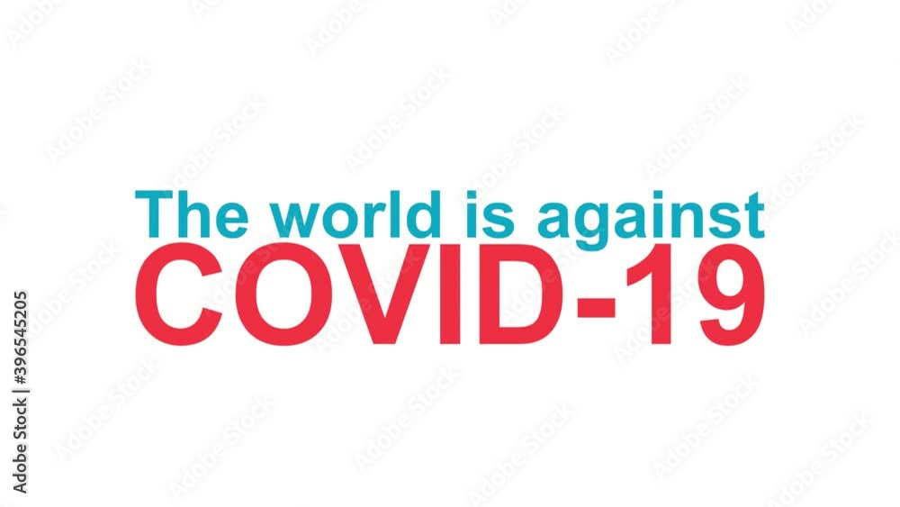 Nice Covid-19 warning animation. For business, for a broadcast monitor in an institution. Coronavirus concept. 4k resolution Nice Covid-19 warning animation. For business, for a broadcast monitor in an institution. Coronavirus concept. 4k resolution