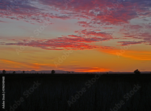 Sunrise over Australian outback