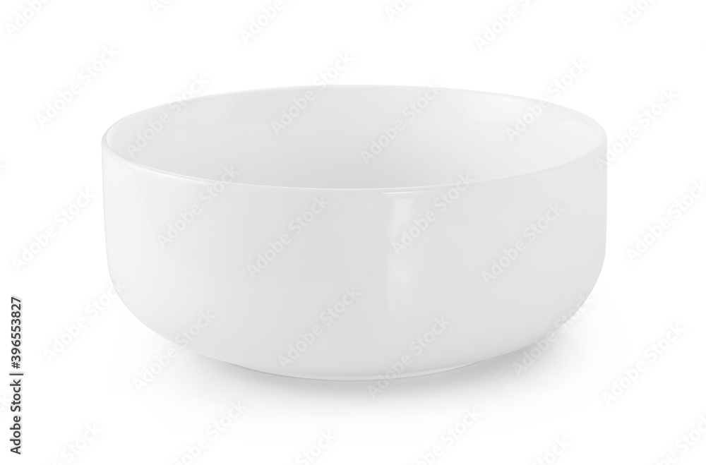 white bowl isolated on white background. white bowl isolated on white background.