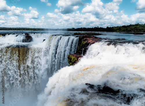 falls in winter iguazu falls 