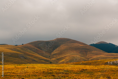 landscape with fog