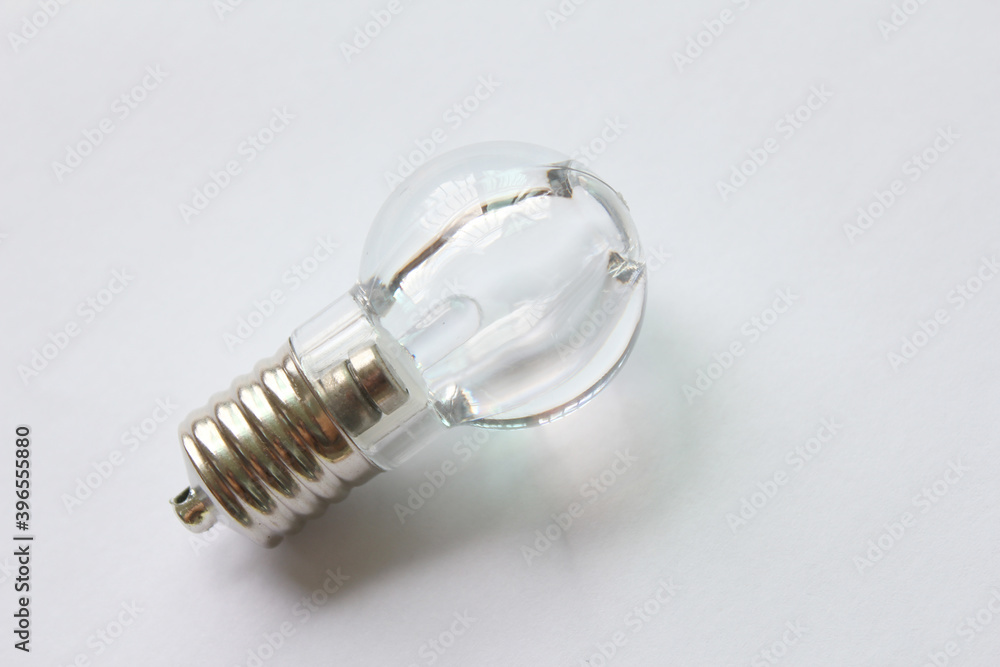 mini light bulb isolated on white background. mini light bulb isolated on white background.