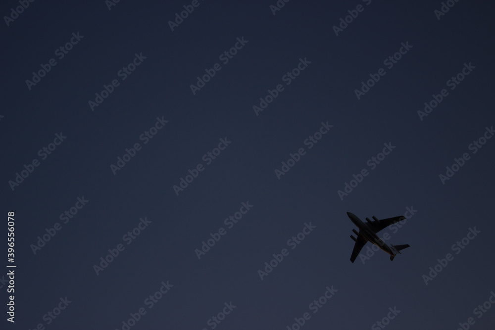 Airplane in flight Airplane in flight