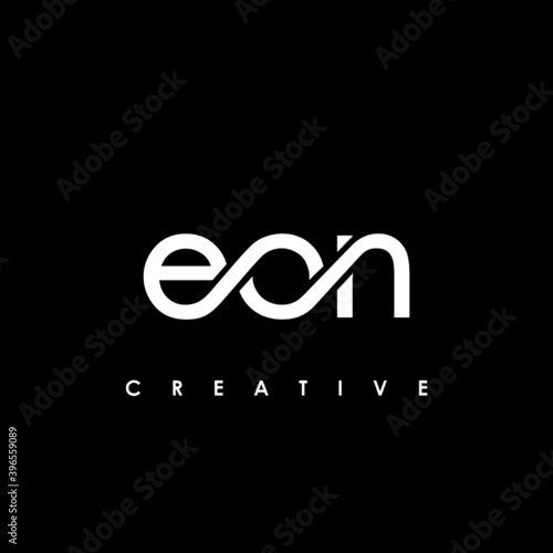 EON Letter Initial Logo Design Template Vector Illustration