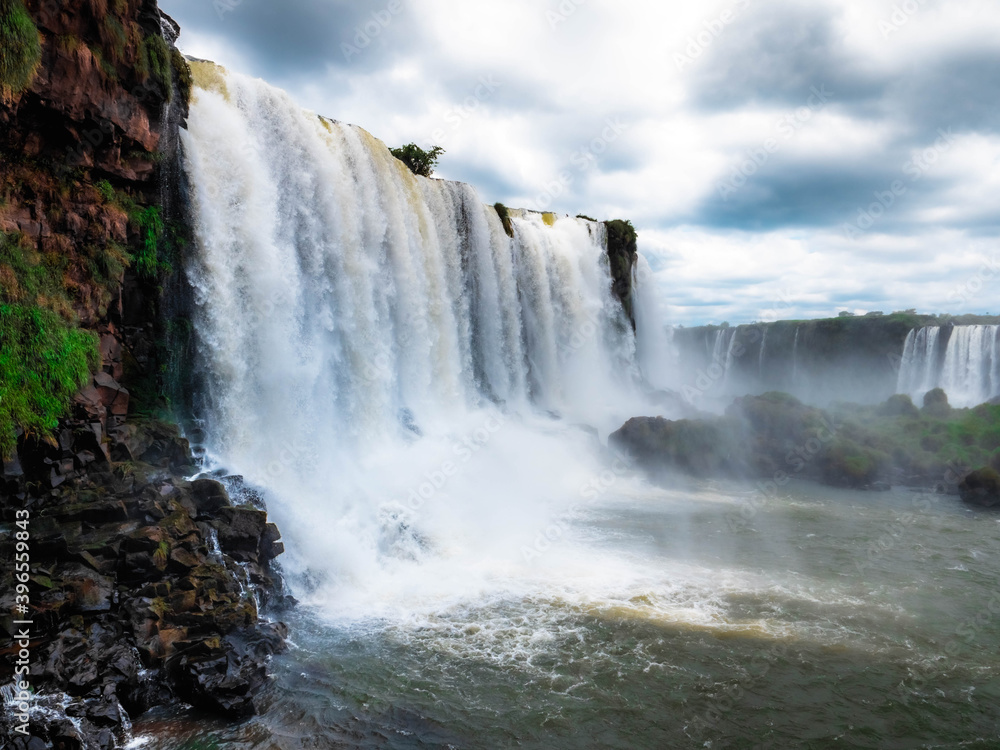 Fototapeta premium waterfall in the mountains iguazu falls 