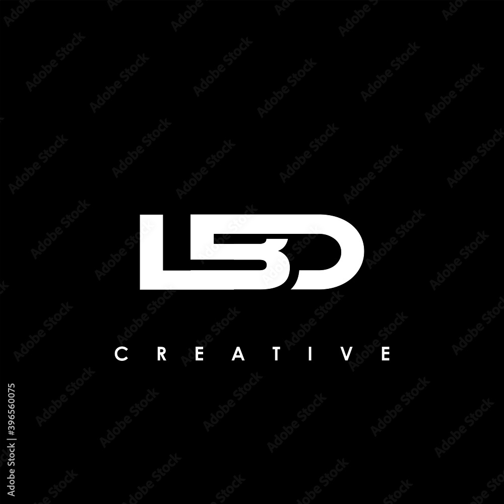 LBD Letter Initial Logo Design Template Vector Illustration LBD Letter Initial Logo Design Template Vector Illustration