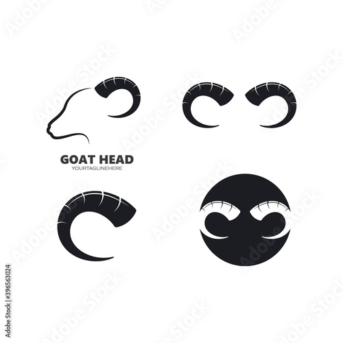 abstract Goat icon vector illustrtion