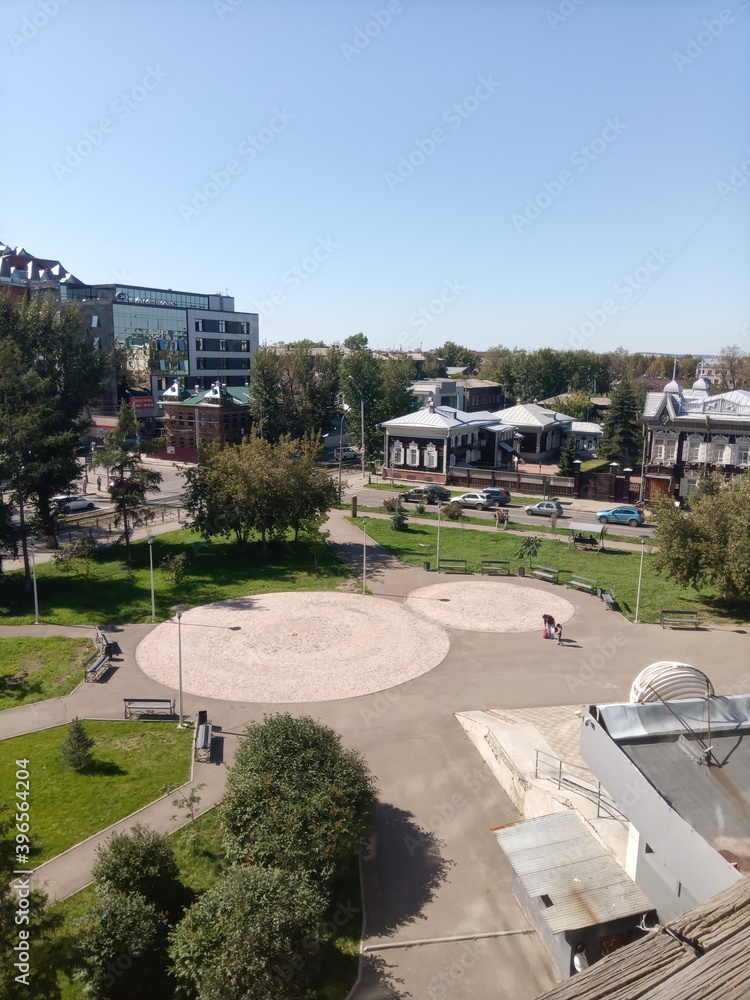 Obraz premium view of the city