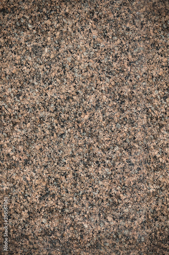 Granite Texture, Red Base with Black and Gray Spots. Stone Background For Design Vertical Shot