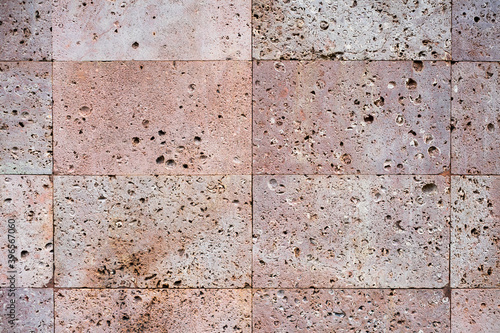 Decorative Tiles / Plates of natural pink dolomite stone.