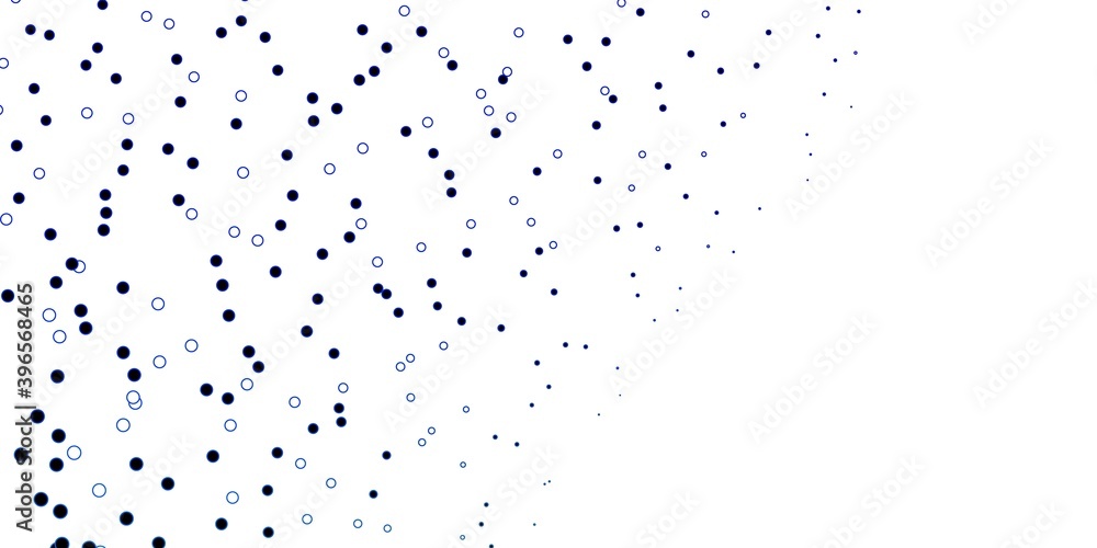 Dark Blue, Green vector background with bubbles.