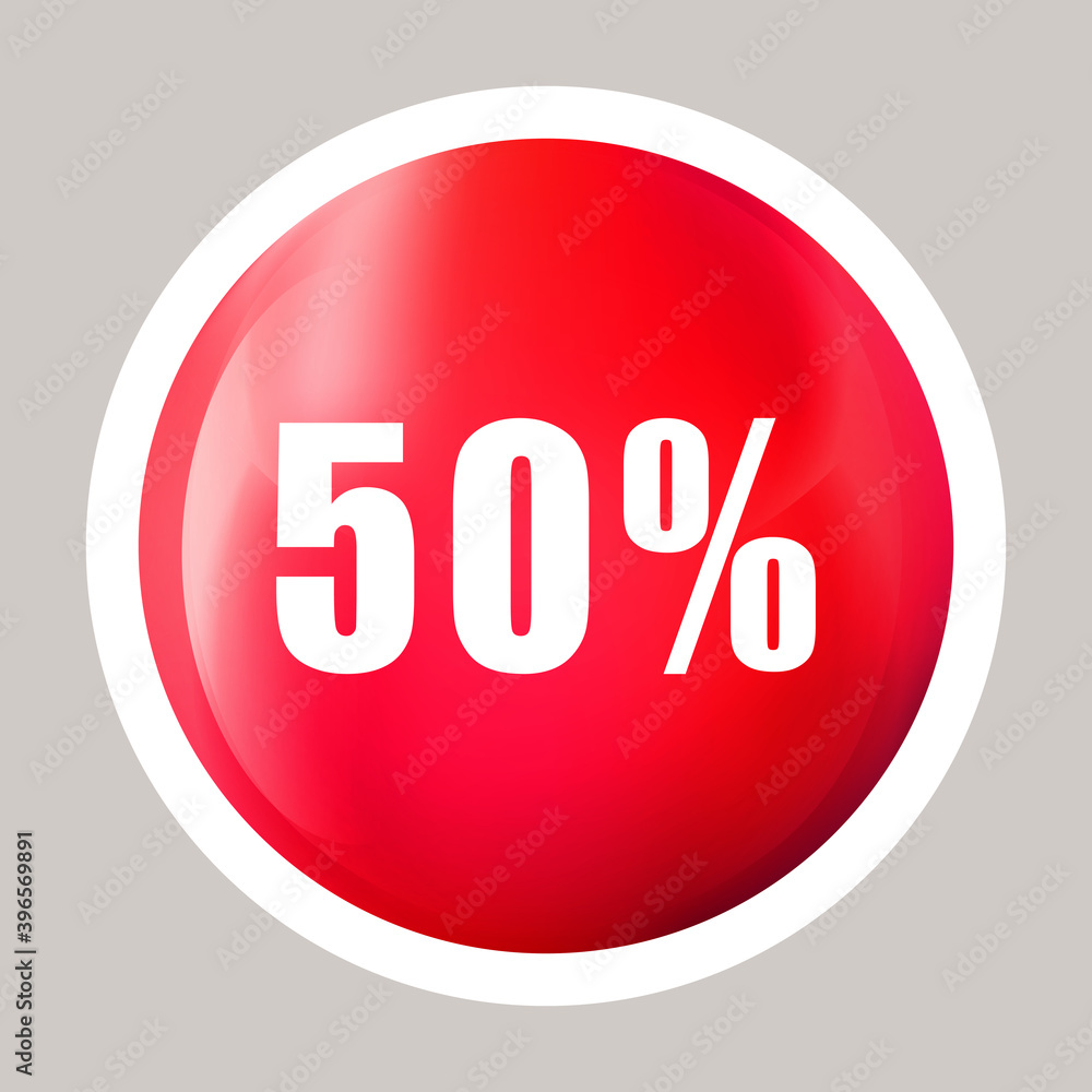 Sale banner template design. 50 discount sign banner. Sales vector round icon for web stickers, labels, stickers, banners, tags, season special offer, new offer. Colorful geometric shapes. Sale banner template design. 50 discount sign banner. Sales vector round icon for web stickers, labels, stickers, banners, tags, season special offer, new offer. Colorful geometric shapes.