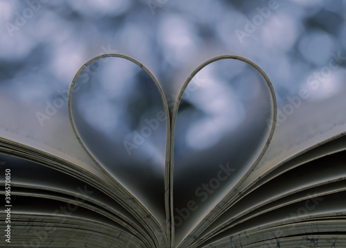 BUCH LESEN LIEBE HERZ