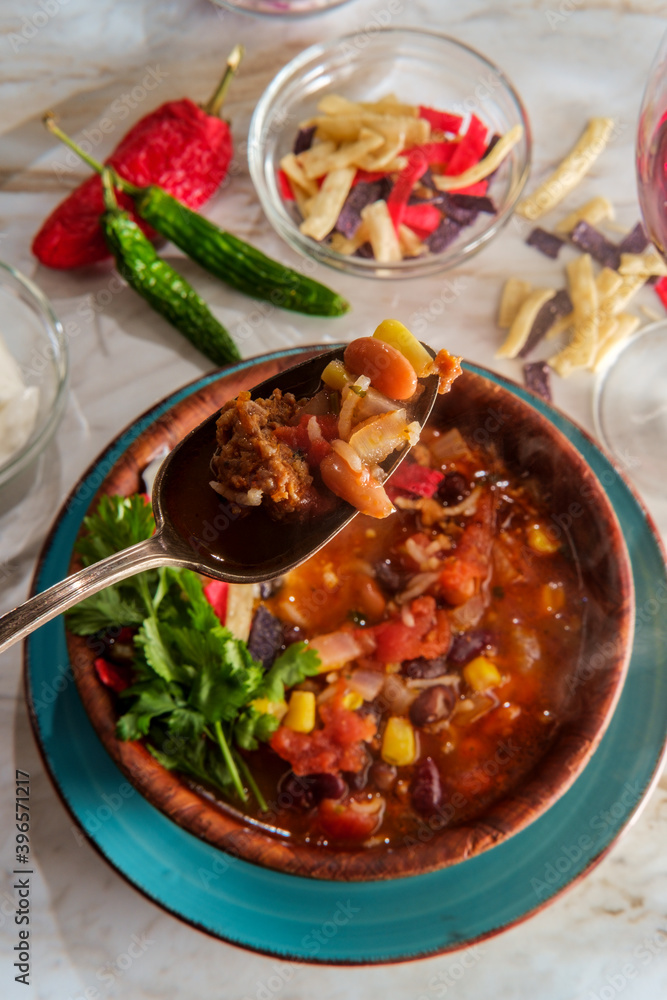 Mexican Chorizo Taco Soup Mexican Chorizo Taco Soup