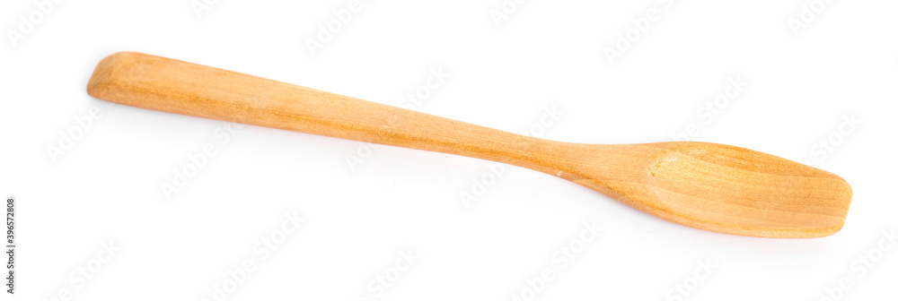 Wooden spoon isolated on white background Wooden spoon isolated on white background