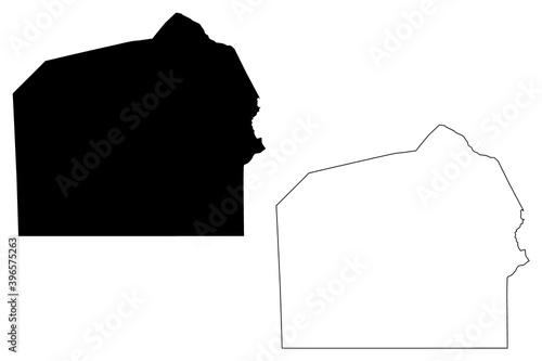 Adams County, Commonwealth of Pennsylvania (U.S. county, United States of America, USA, U.S., US) map vector illustration, scribble sketch Adams map