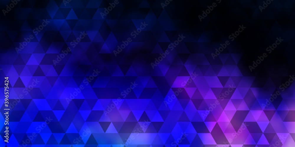 Dark Pink, Blue vector backdrop with lines, triangles. Dark Pink, Blue vector backdrop with lines, triangles.