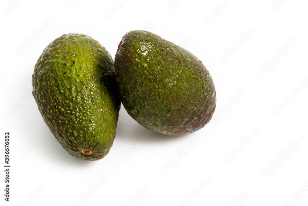 Avocado On White Background Avocado On White Background