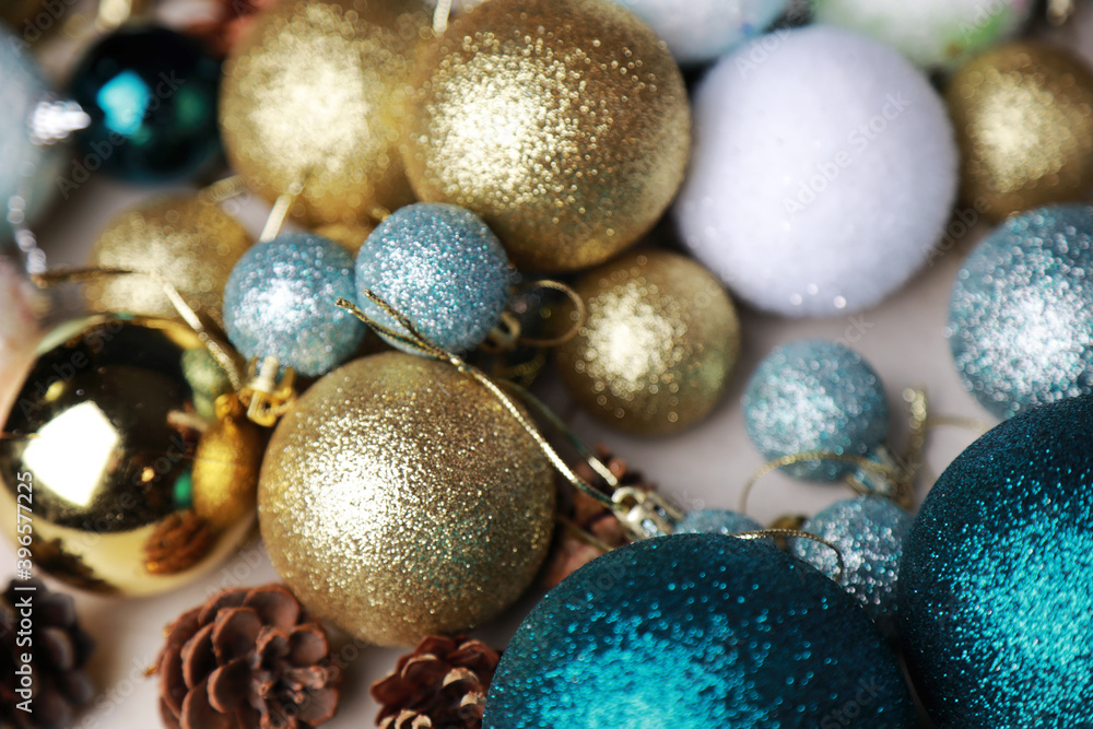 a variety of toys for the christmas tree a variety of toys for the christmas tree