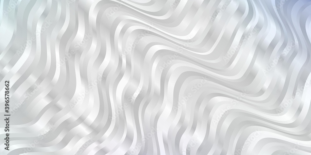 Obraz premium Light Pink, Blue vector pattern with curved lines.