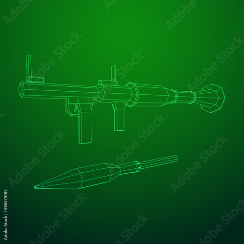 Anti-tank rocket propelled grenade launcher - RPG 7