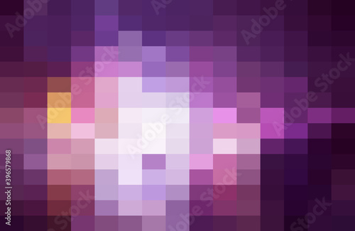 Abstract Purple geometric Background, Creative Design Templates. Pixel art Grid Mosaic, 8 bit vector background.