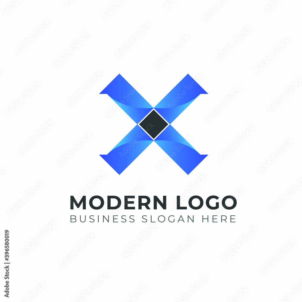 Abstract X logo design icon template. X letter logo mark. X gradient letter logo vector element Abstract X logo design icon template. X letter logo mark. X gradient letter logo vector element