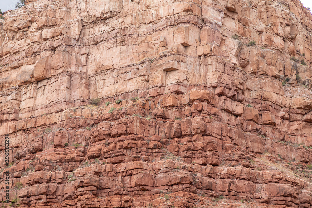Scenic Autumn Landscape in the Verde River Canyon Arizona Scenic Autumn Landscape in the Verde River Canyon Arizona