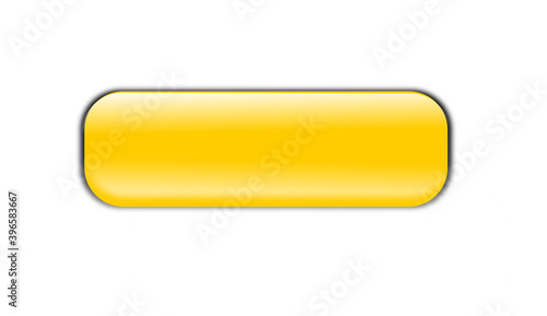 3d yellow button graphics with reflections