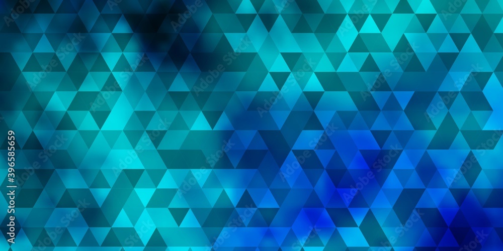 Light Blue, Green vector background with polygonal style. Light Blue, Green vector background with polygonal style.