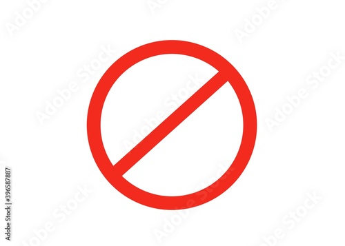 Free Download illustration ban sign isolated red color   - GFXLoad